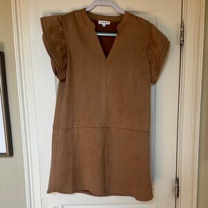 THML Asymmetrical Dress in Brown